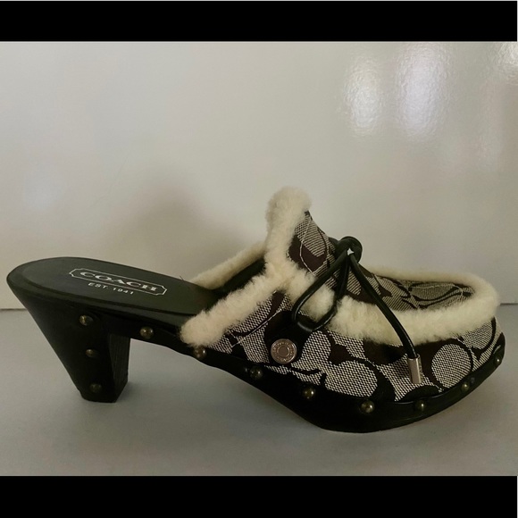 Coach women’s Ruthie Clogs size 8.5 - Picture 3 of 6